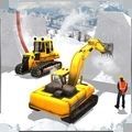 雪山挖掘机模拟器官方版
